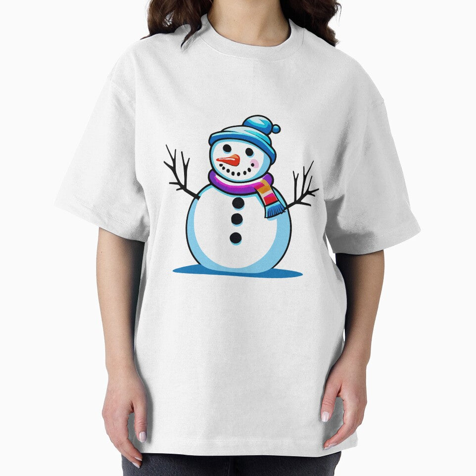 Cute and Cheerful Snowman by Akioos