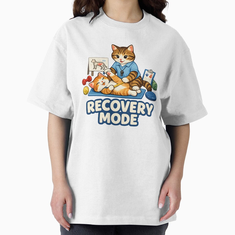 Recovery Mode Cat Physical Therapy Cute Rehab Therapy PT Motivational Design by ClinicalHubs