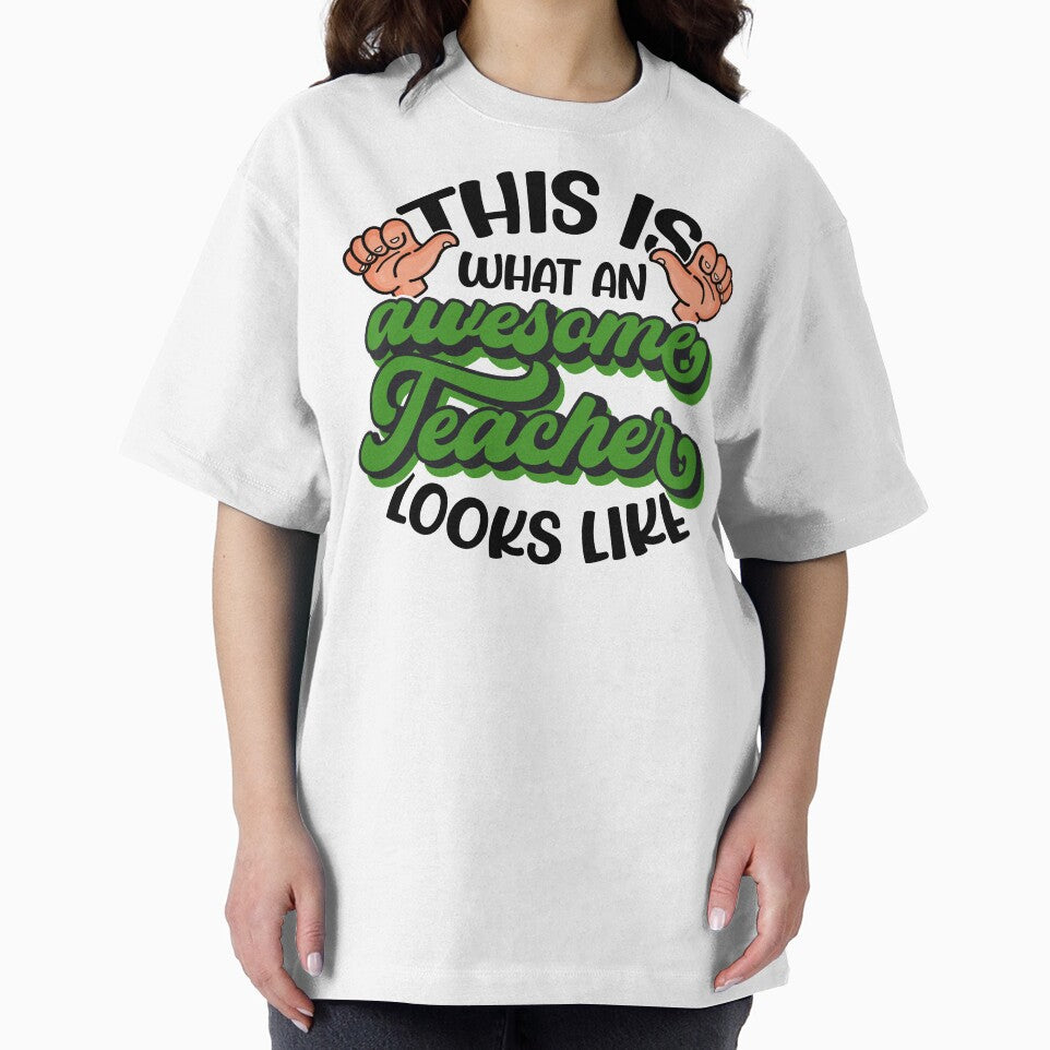 This Is What An Awesome Teacher Looks Like, Funny Teacher Gift by FuntasticDez