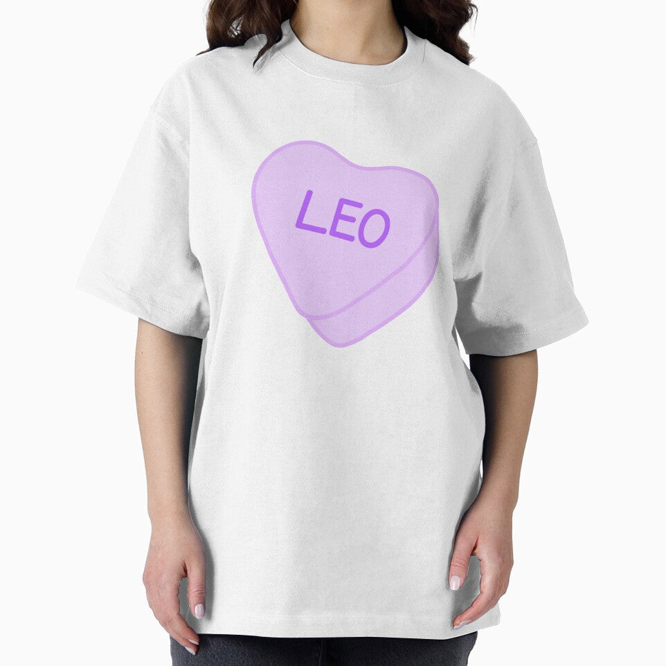 Leo Purple Candy Heart Sweet Heart Cute by SlimyFish