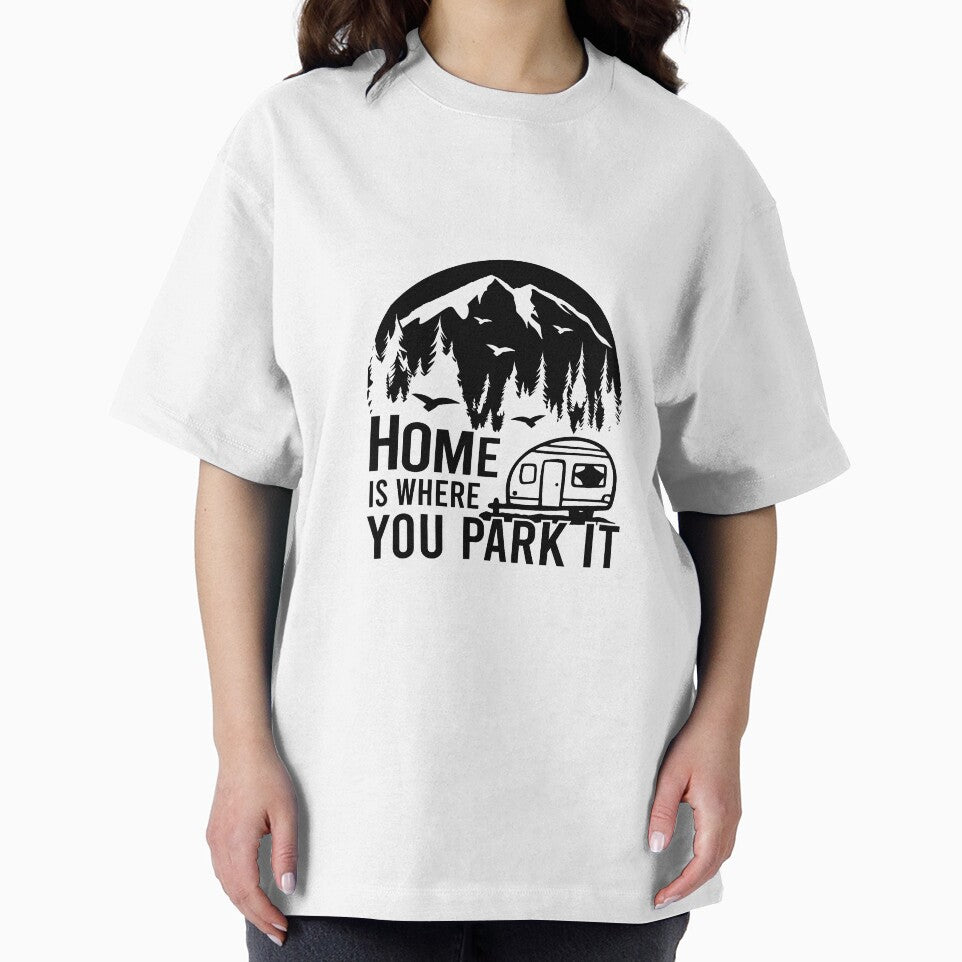 Home is where we Park IT, Happy Camper Quote, special gift for Campers or Van lifers, Modern Nomads, Van Lovers, Mountaineers by popotamfriends
