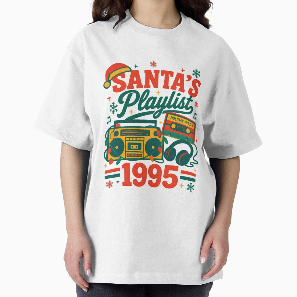 1995 Christmas Playlist Boombox Tee by Colorful-Garden