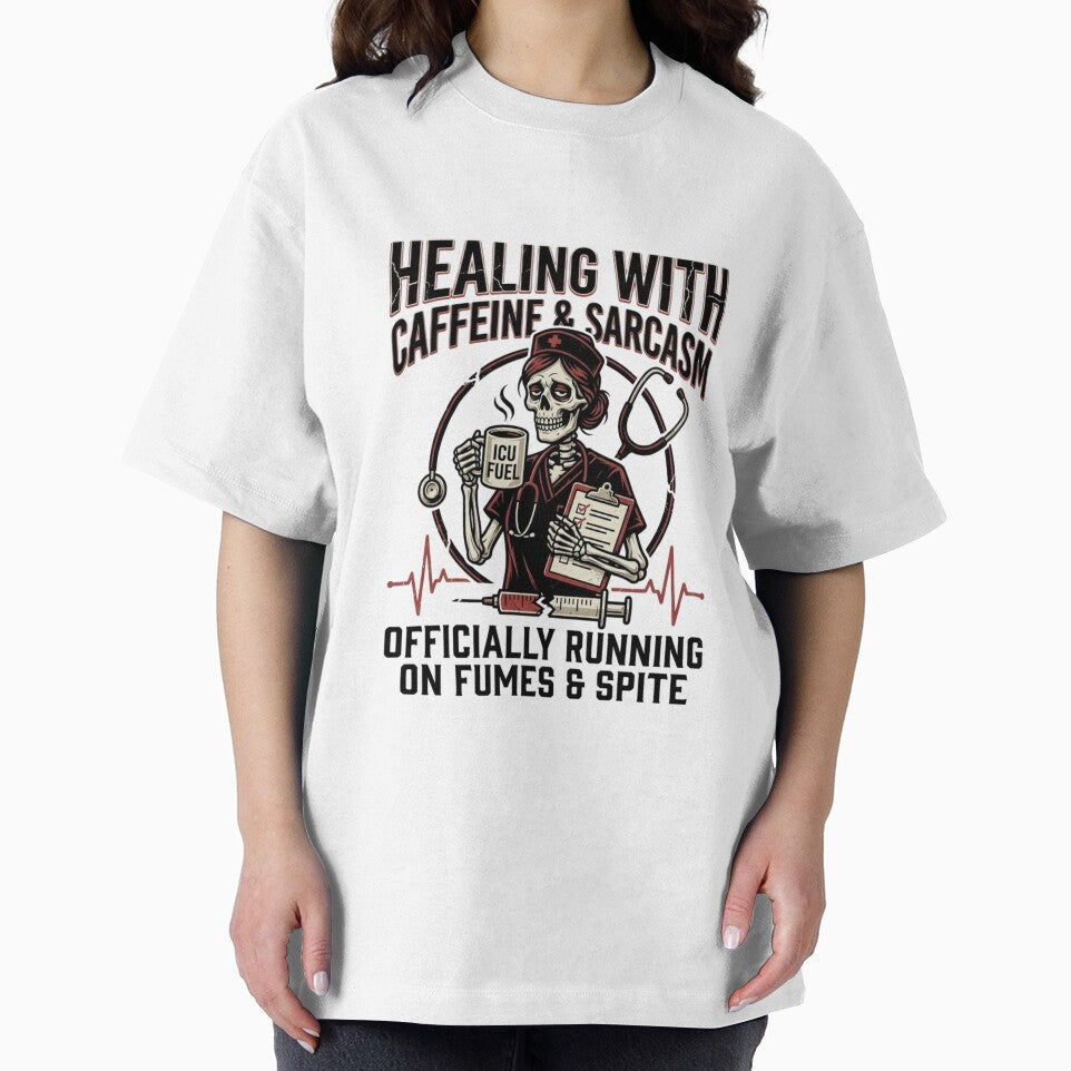 Nurse Dark Humor - Funny Nurse Life Caffeine Chaos Medical Worker Gift by Dlvznbm