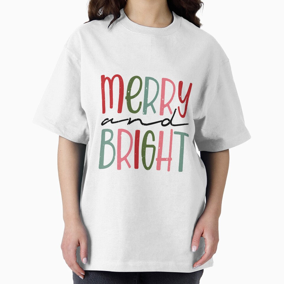 Merry and Bright snow christmas vibes by Smix Pixels