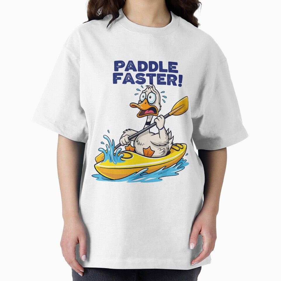 Funny Duck Kayaking Paddle Faster Water Sports by Amir Faysal