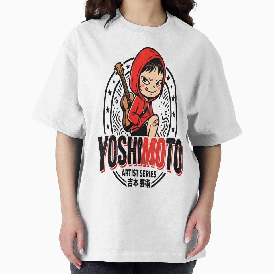 Unabomber Inspired Retro Cartoon Guitarist Design – Yoshimoto Style by ActionForge