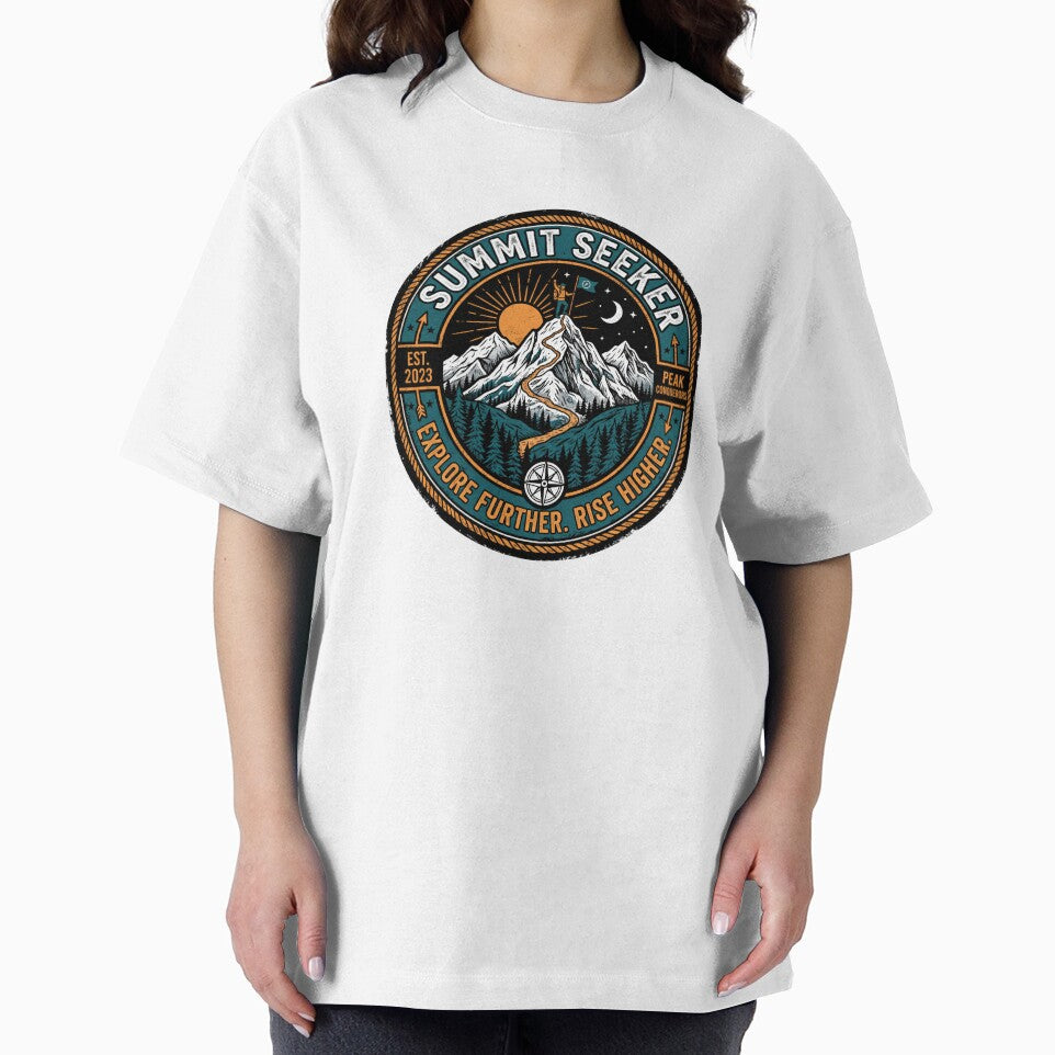 Summit Seeker - Explore Further, Rise Higher by RetroTrailCo