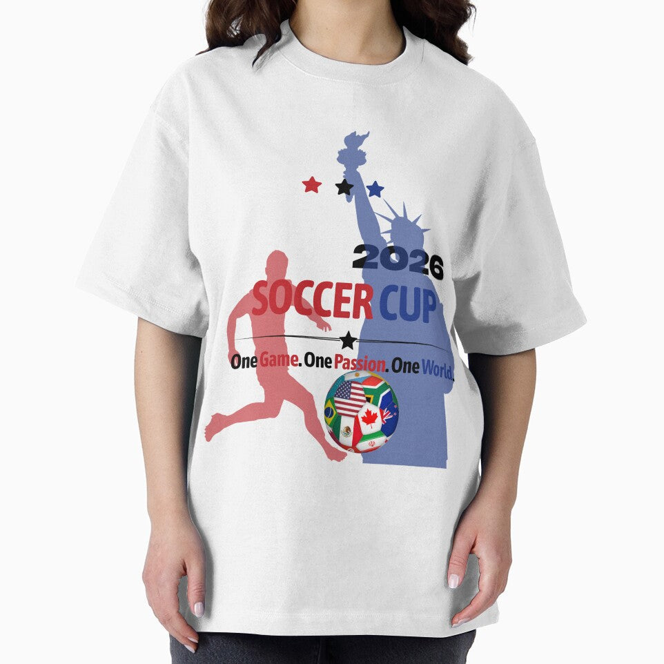 2026 Soccer Cup One Game One Passion One World Sports Fan Design by DestructionGOD