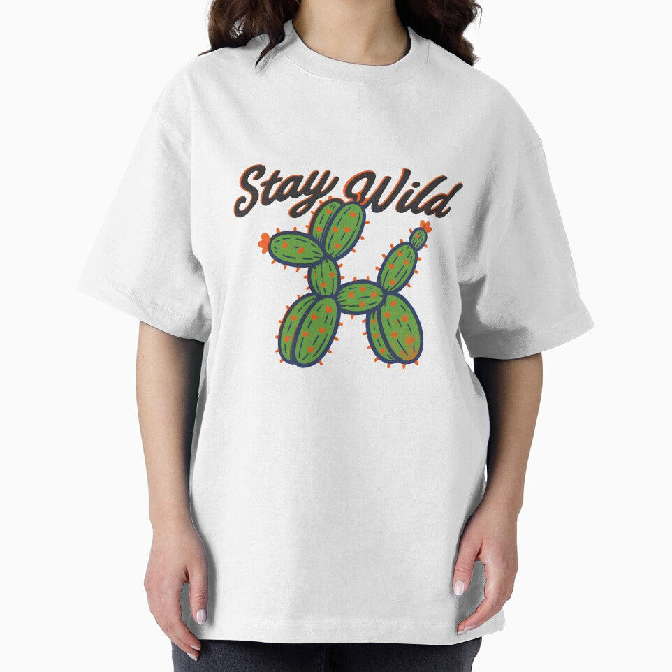 Stay Wild Balloon Cactus by HBDStudio
