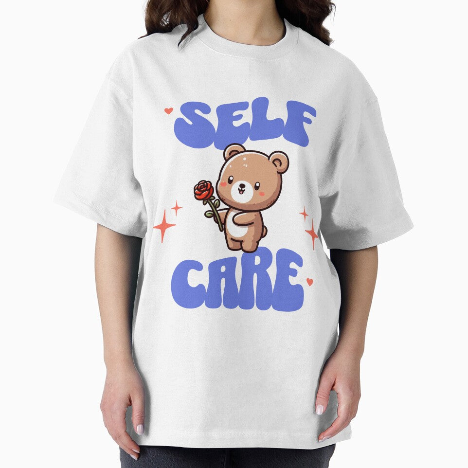 self care american traditional rose Bear by LemuellTrends