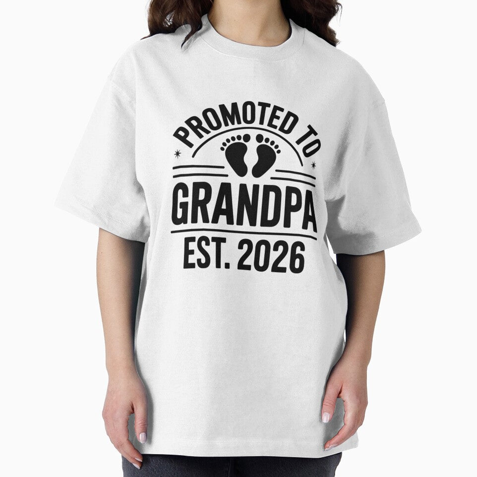 Promoted to Grandpa, Est. 2026, Funny New Grandpa Gift by Gogetgiggles