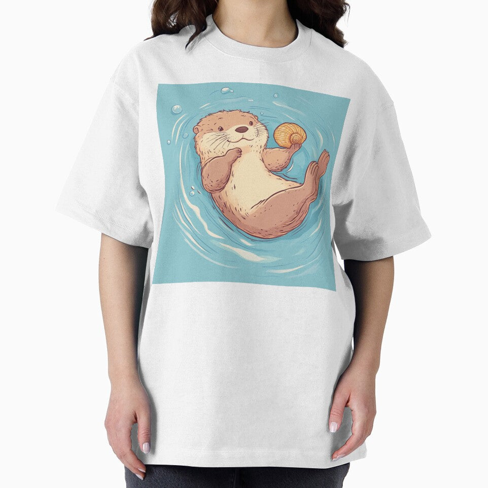 Otter in Water by NicolasGlowArt