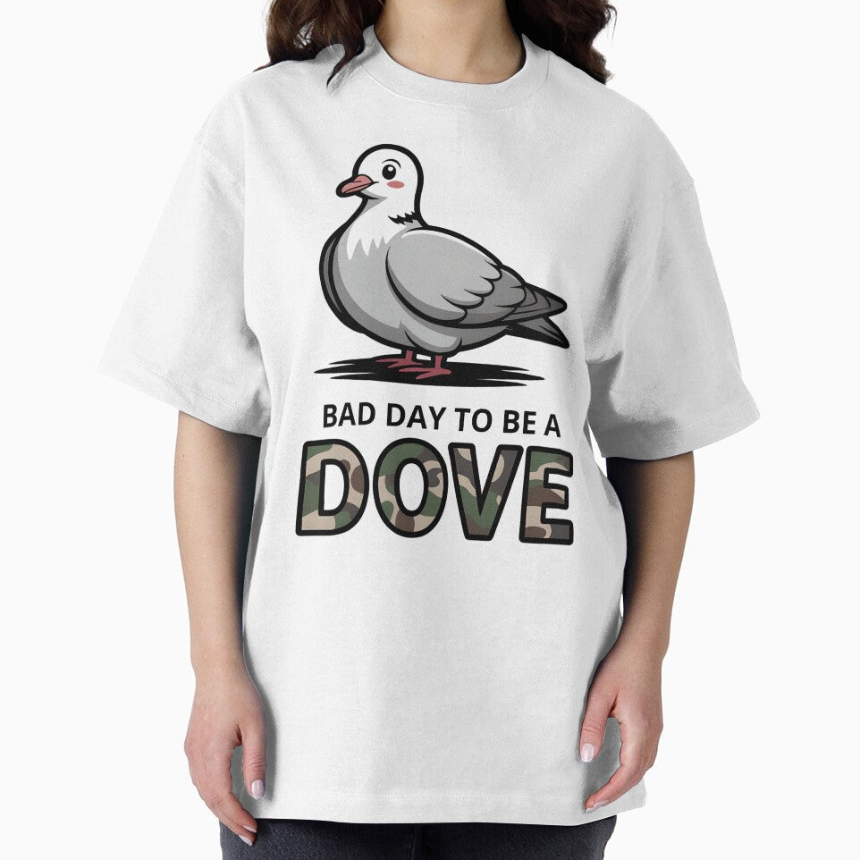 Bad Day to Be a Dove – Hunting Season Camo Design for Bird Lovers by PixelCraftStudio
