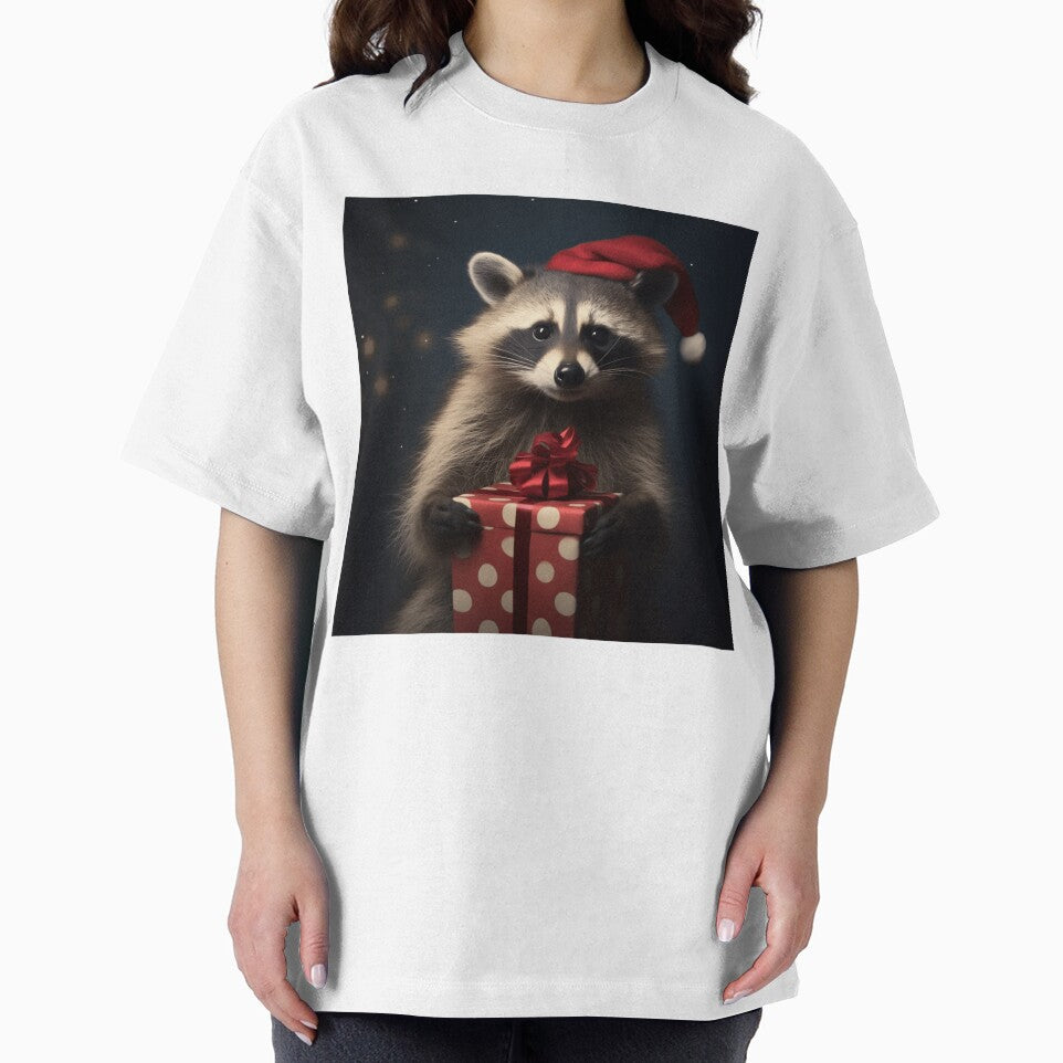 Christmas Raccoon by Artsy Owl