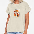 Cute Autumn Fox with Pumpkin – Fall Fox Design by Sed94