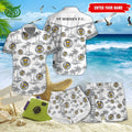 St Mirren F.C. SPFL Coconut Hawaiian Shirt Shorts
