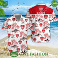 Stade Brestois 29 Ligue 1 Coconut Island Hawaiian Shirt Shorts