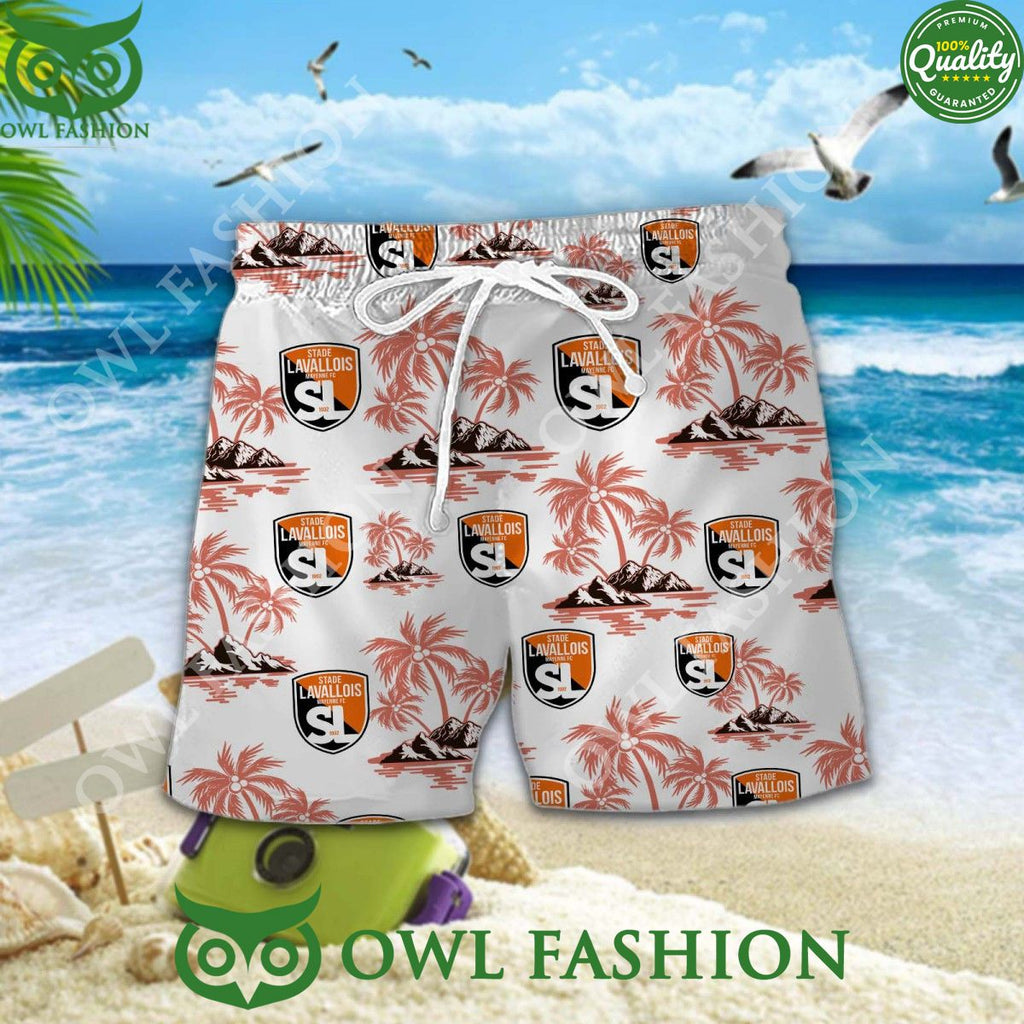 Stade Lavallois Coconut Island Limited Ligue 1 Hawaiian Shirt