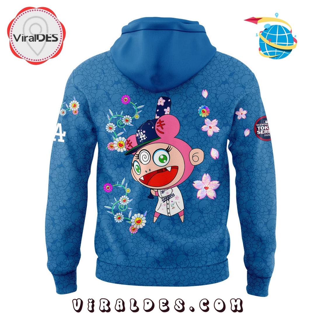 Takashi Murakami x Dodgers Tokyo Series Navy Hoodie, Pants