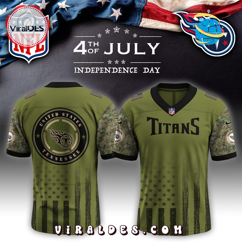 Tennessee Titans x Independence Day 2025 Baseball Jersey