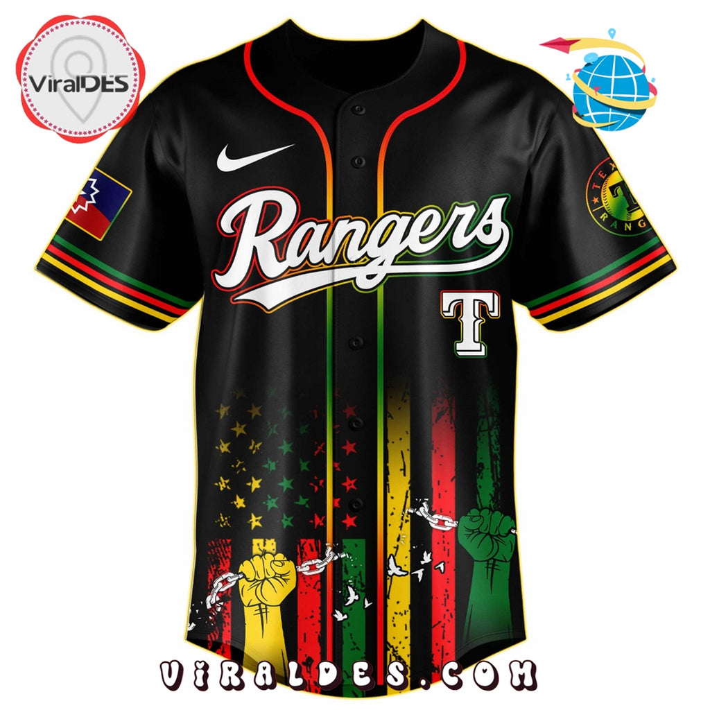 Texas Rangers x 2025 Juneteenth Day Jersey