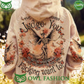 The World Is Gonna Judge You Flower Skull 3D Hoodie Shirt