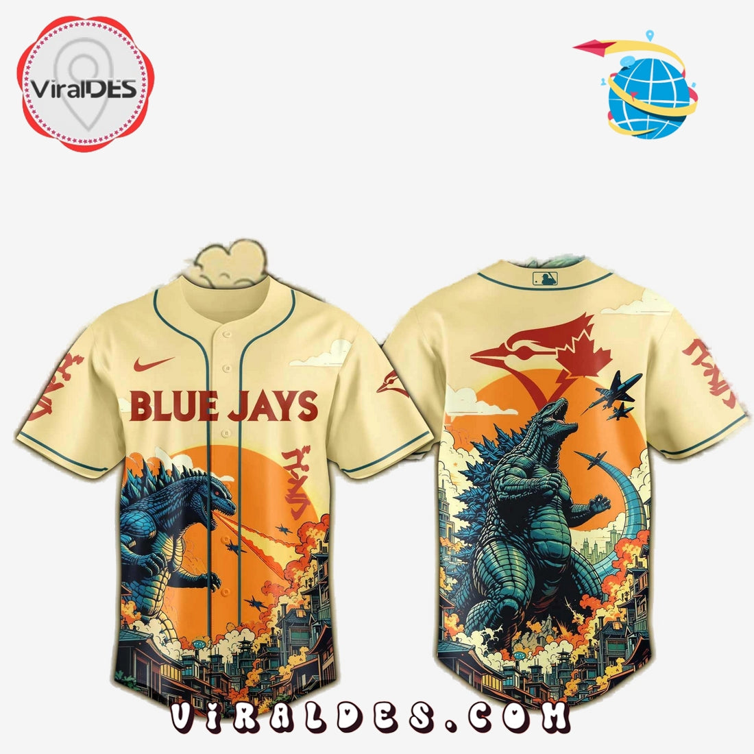 Toronto Blue Jays 2025 Godzilla Limited Edition Jersey