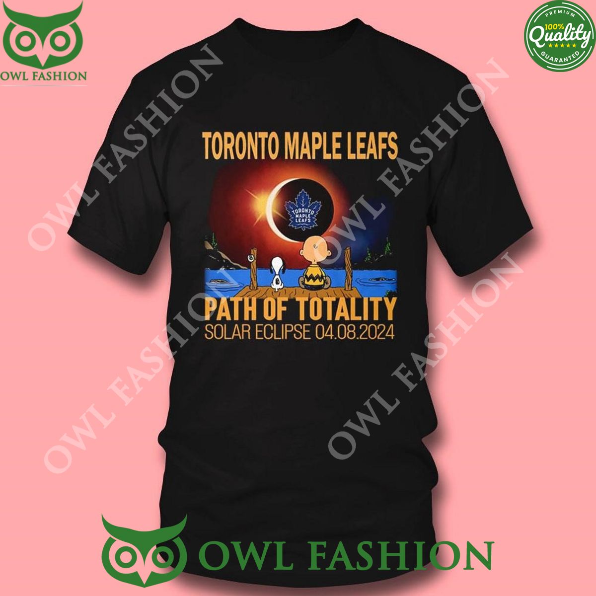 Toronto Maple Leafs Path Of Totality Solar Eclipse NHL 2024 Sweatshirt