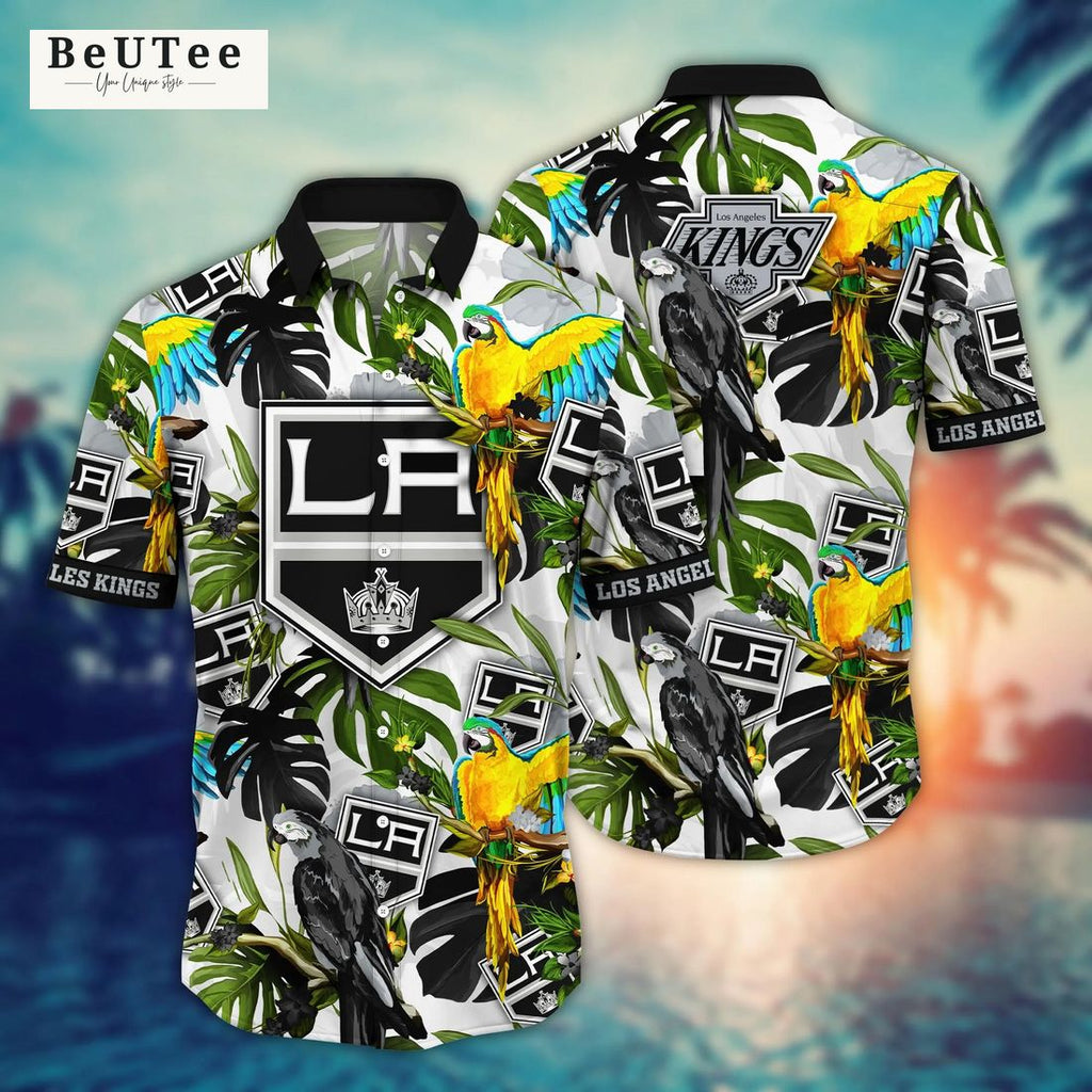 Trending NHL Los Angeles Kings Flower Floral Hawaiian Shirt