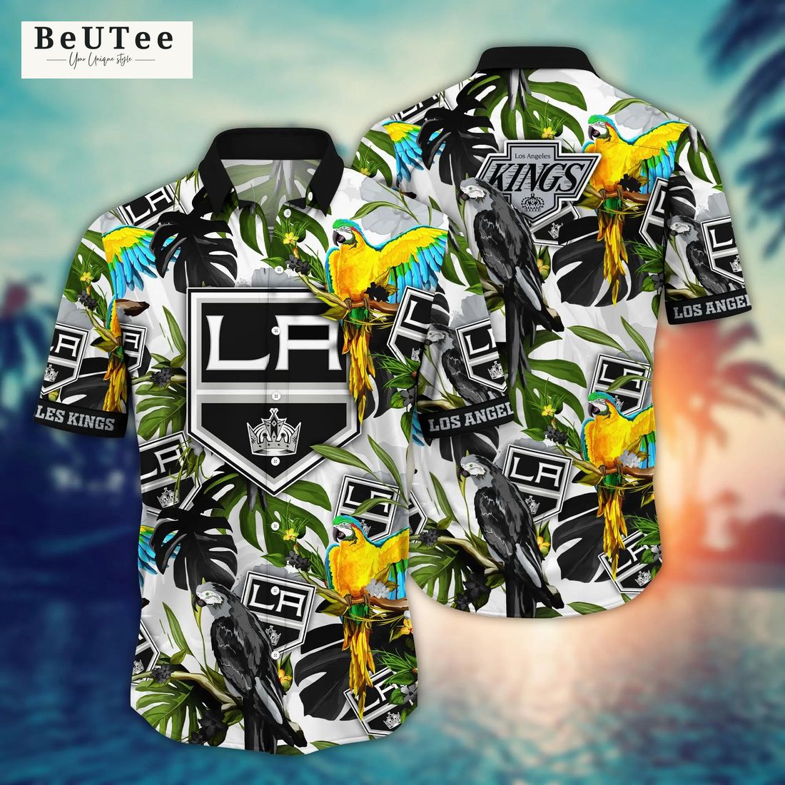 Trending NHL Los Angeles Kings Flower Floral Hawaiian Shirt