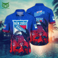 Trending NHL New York Rangers Floral Flower Hawaiian Shirt