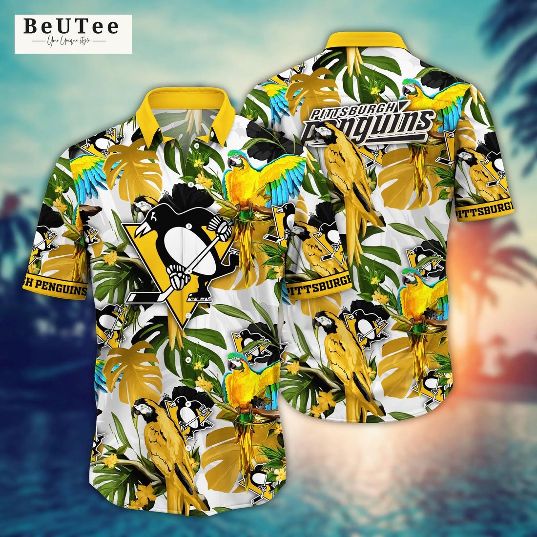 Trending NHL Pittsburgh Penguins Flower Floral Hawaiian Shirt