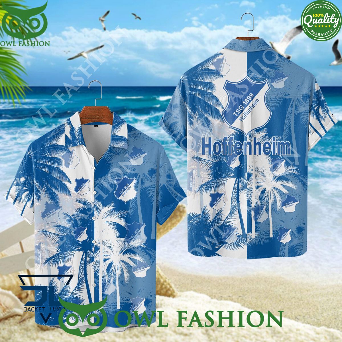TSG Hoffenheim German Football Club Bundesliga Hawaiian Shirt Aloba