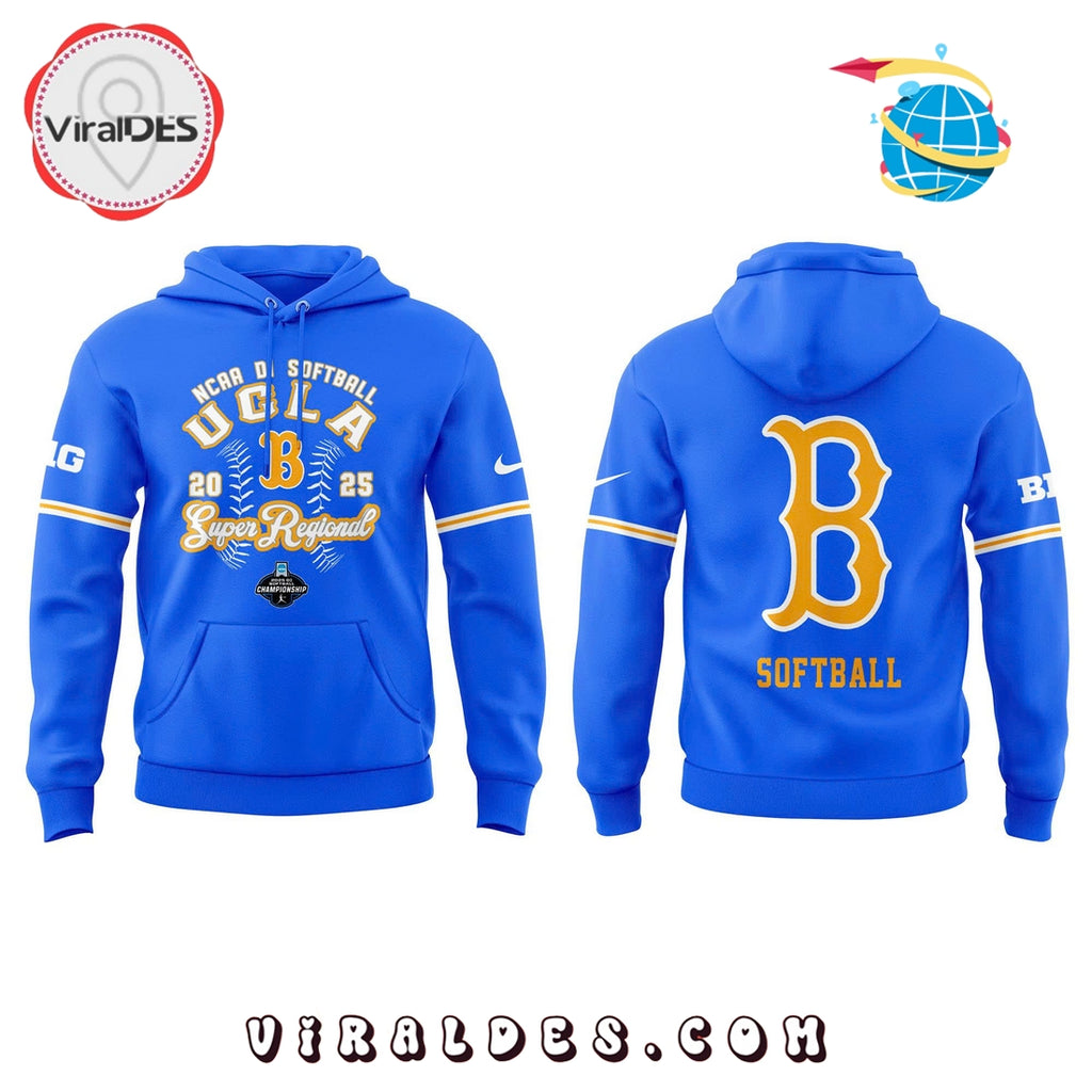 UCLA 2025 NCAA Softball Women’s Blue Hoodie
