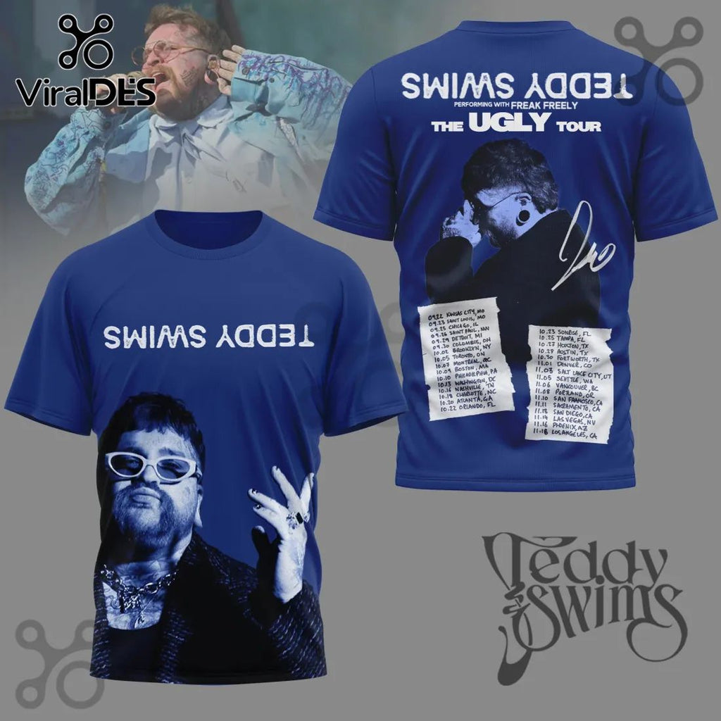 Teddy Swims The Ugly Tour Concert Fan T-Shirt