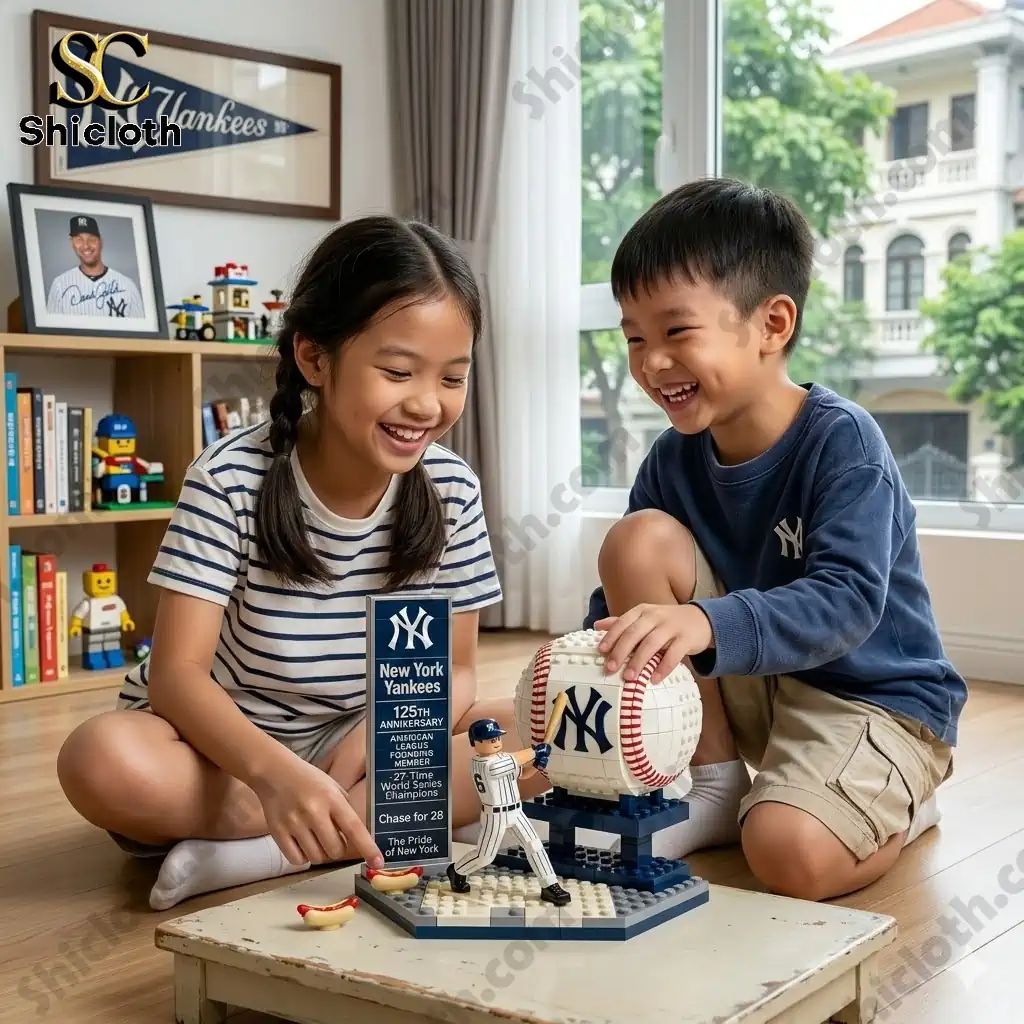 New York Yankees 125th Anniversary Building Brick Set