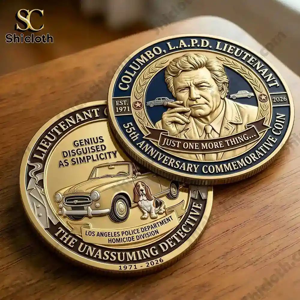 Columbo, L.a.p.d. Lieutenant 55th Anniversary Commemorative Coin