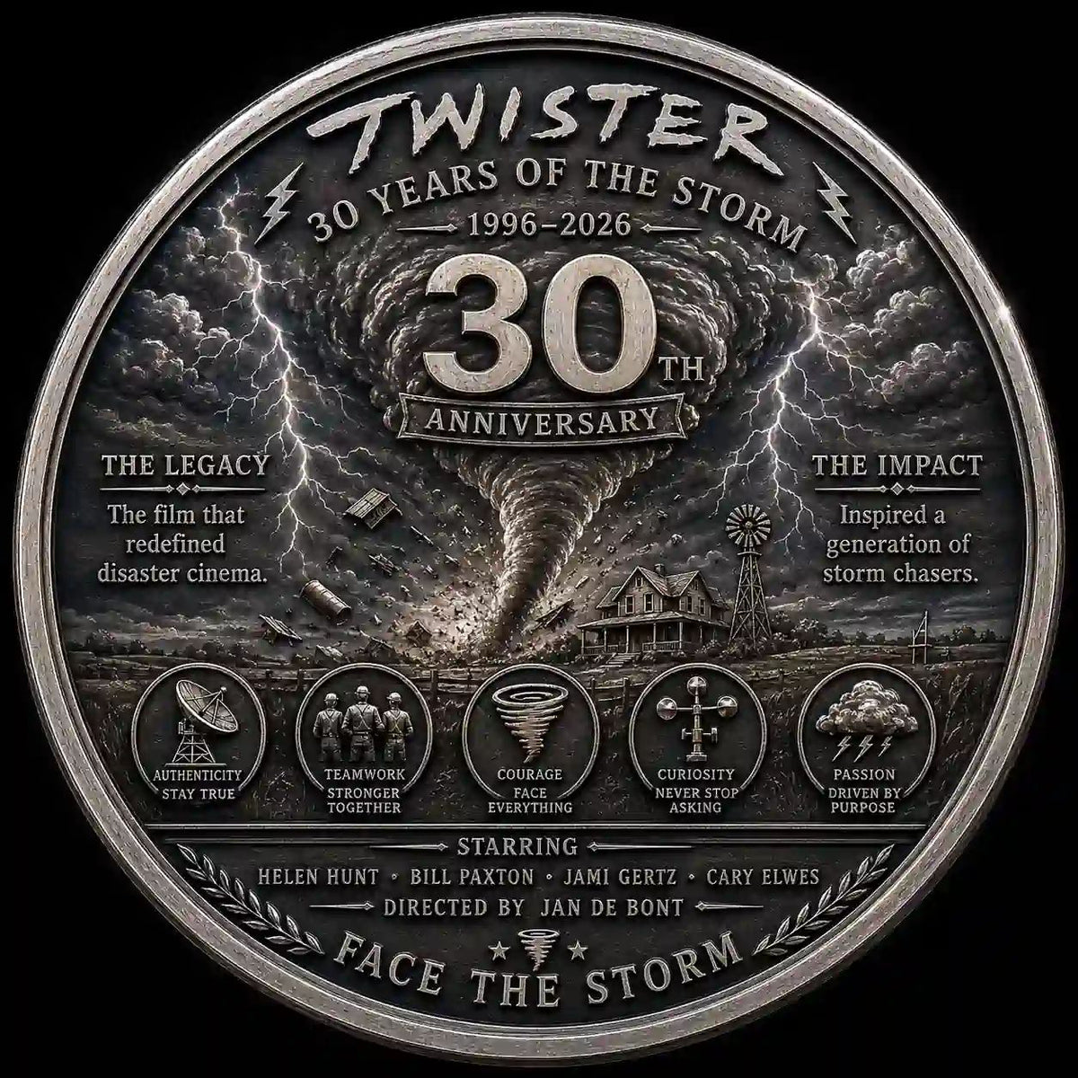Twister 30th Anniversary Commemorative Coin