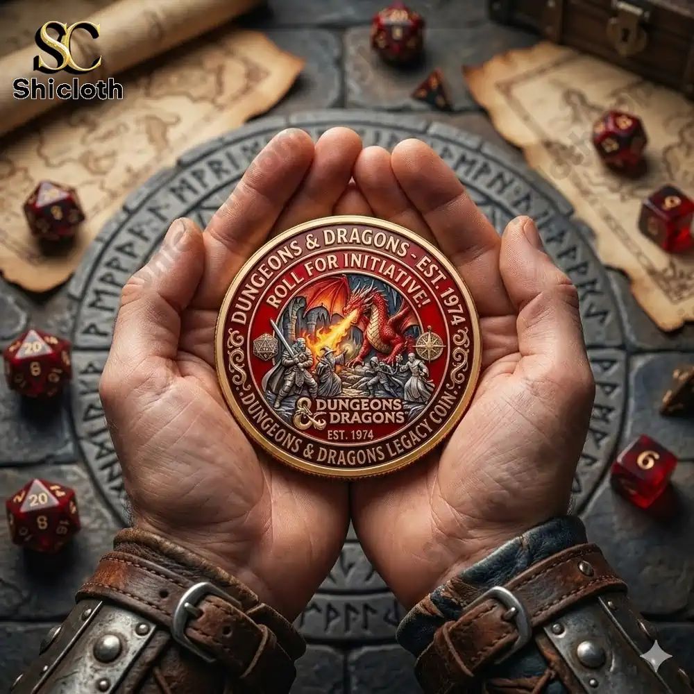 Dungeons & Dragons Roll For Initiative Legacy Coin