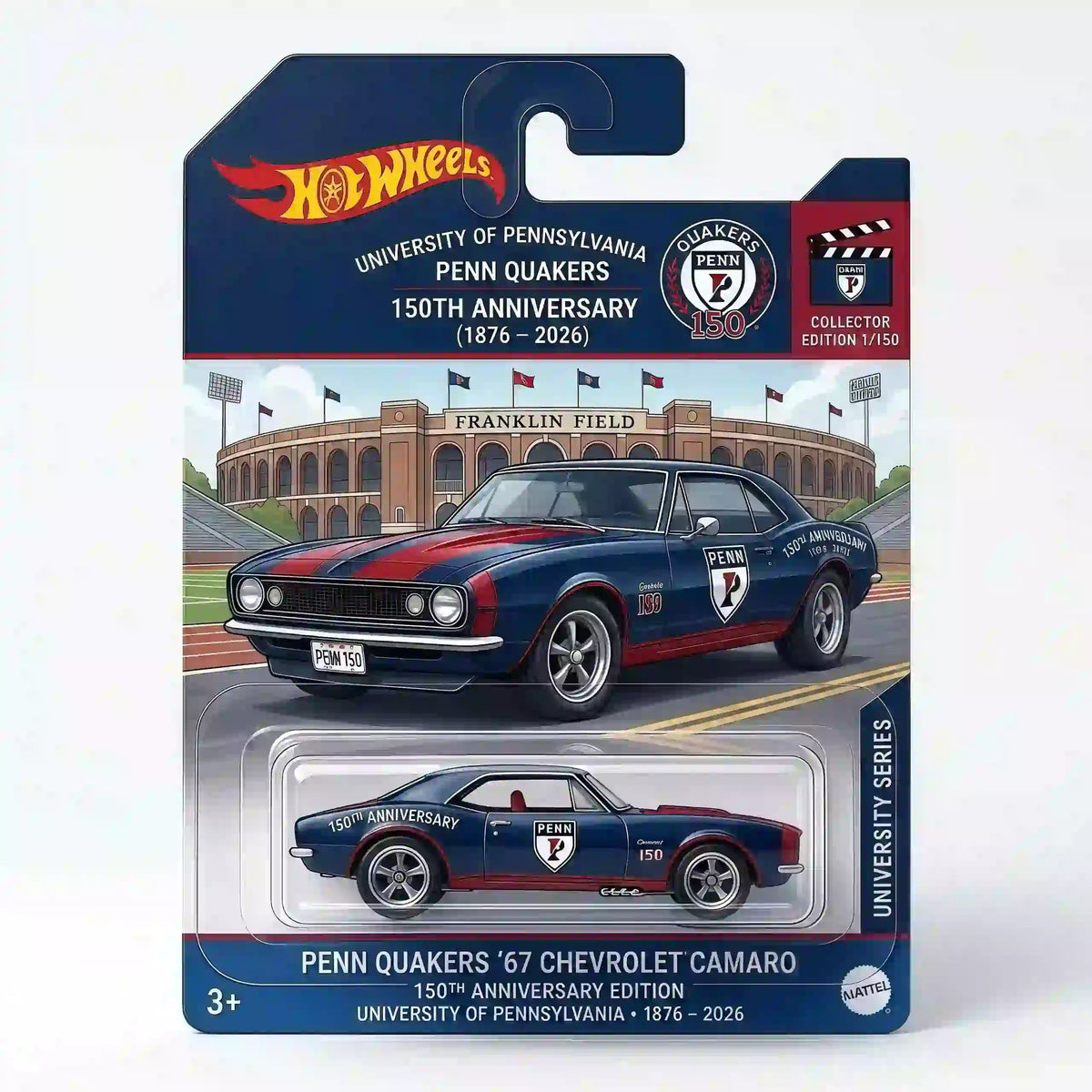 Wheels University Of Pennsylvania Penn Quakers 150th Anniversary Chevrolet Camaro
