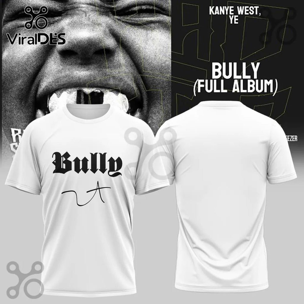 Kanye West Ye Bully Album Cover Art Music Fan Merch Graphic T-Shirt