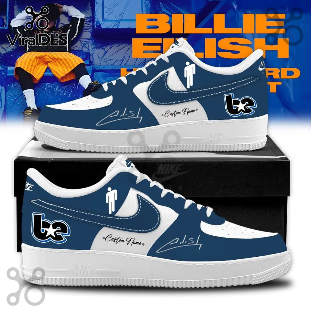 Billie Eilish Hit Me Hard and Soft Tour Custom Sneakers