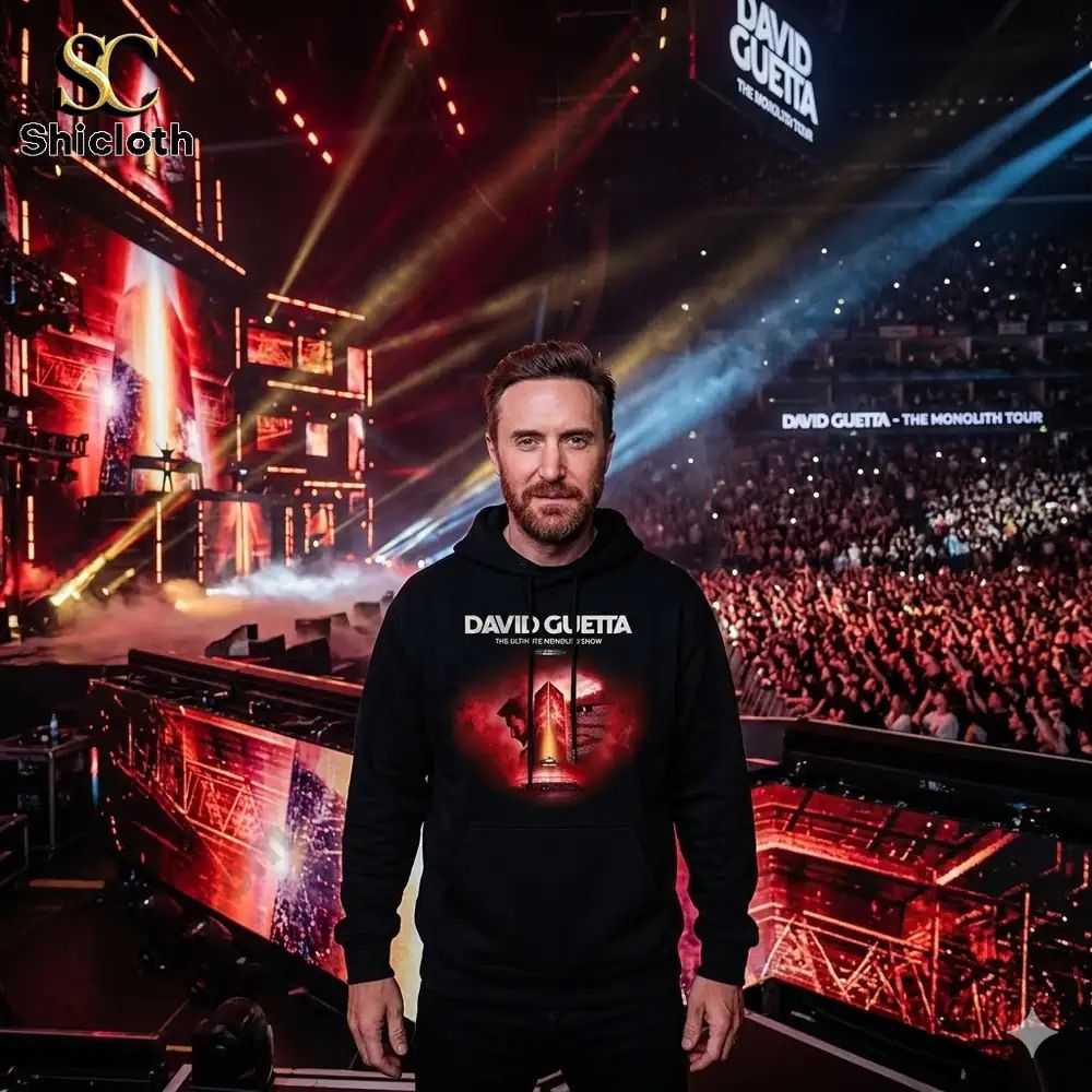 David Guetta The Monolith Tour 2026 Limited Hoodie