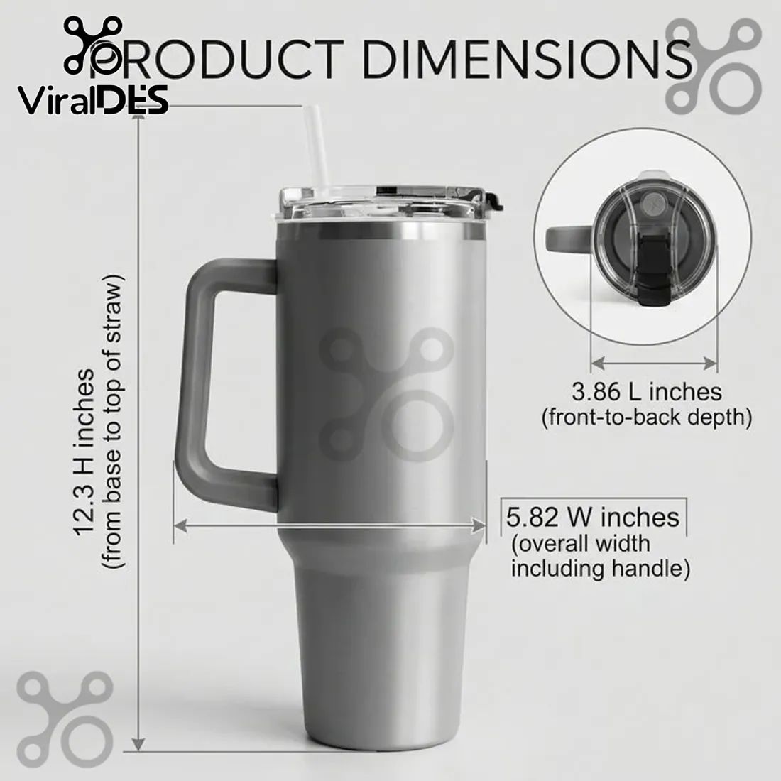 Cleveland Browns YETI Luxury Diamond 40oz Stanley Tumbler