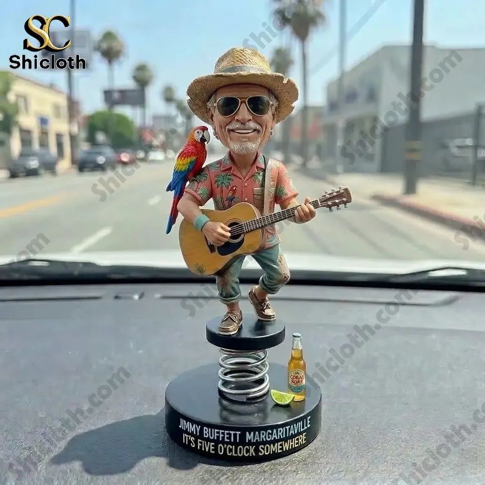 Jimmy Buffett “Margaritaville” Decor Car Dashboard Bobblehead