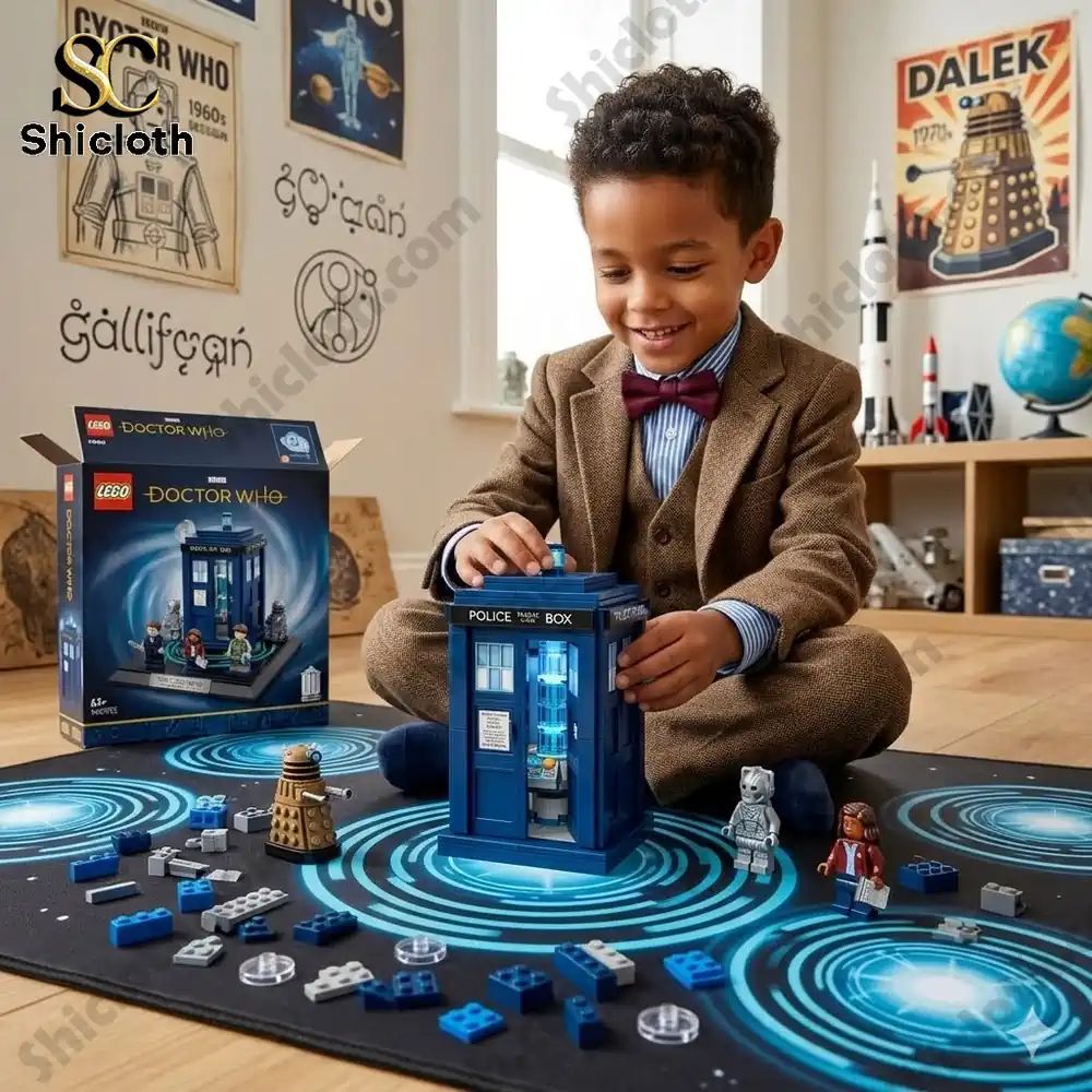 Doctor Who 63rd Anniversary TARDIS Collector Brick Set