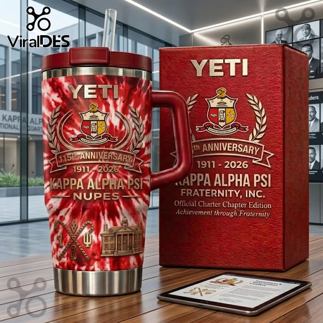 Kappa Alpha Psi NUPES 115th Anniversary YETI Tumbler