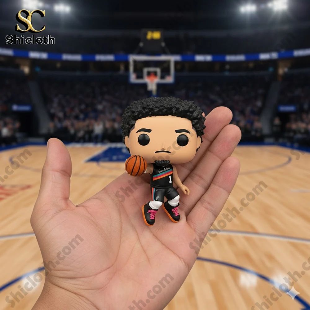 NBA San Antonio Spurs Victor Wembanyama Pop Figure Doll