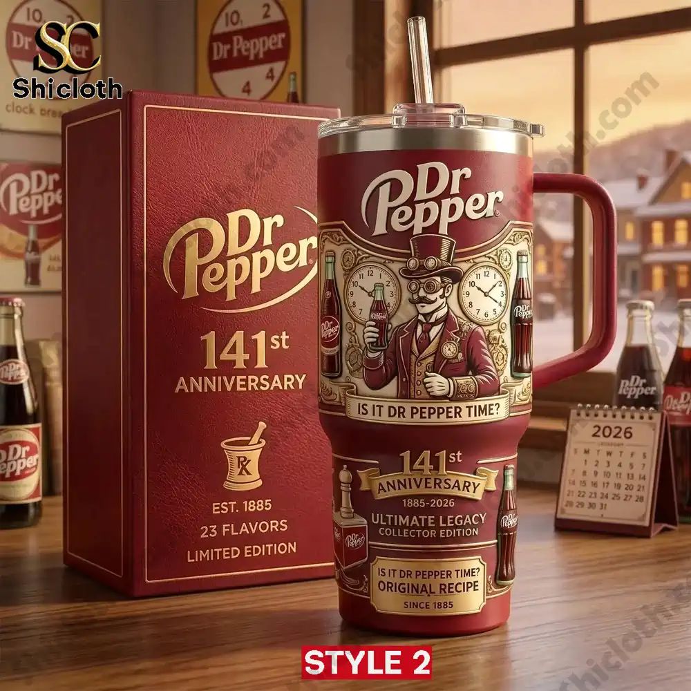 Dr Pepper 141ST Anniversary Insulated Tumbler