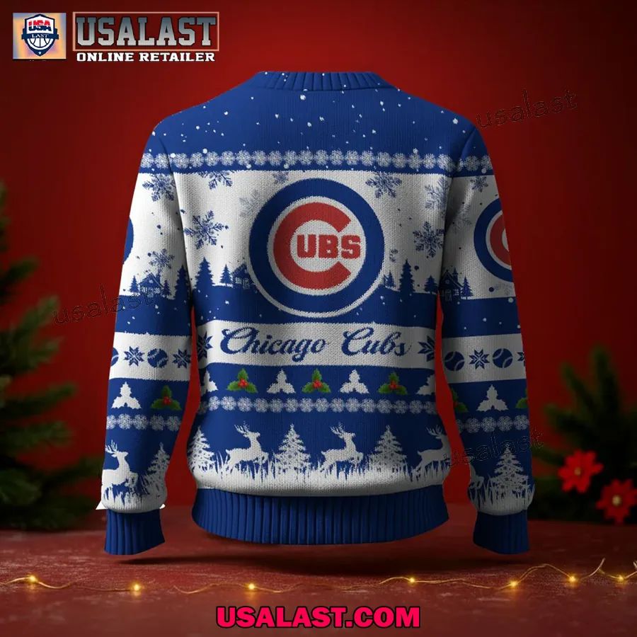 Chicago Cubs Ugly Christmas Sweater Jumper